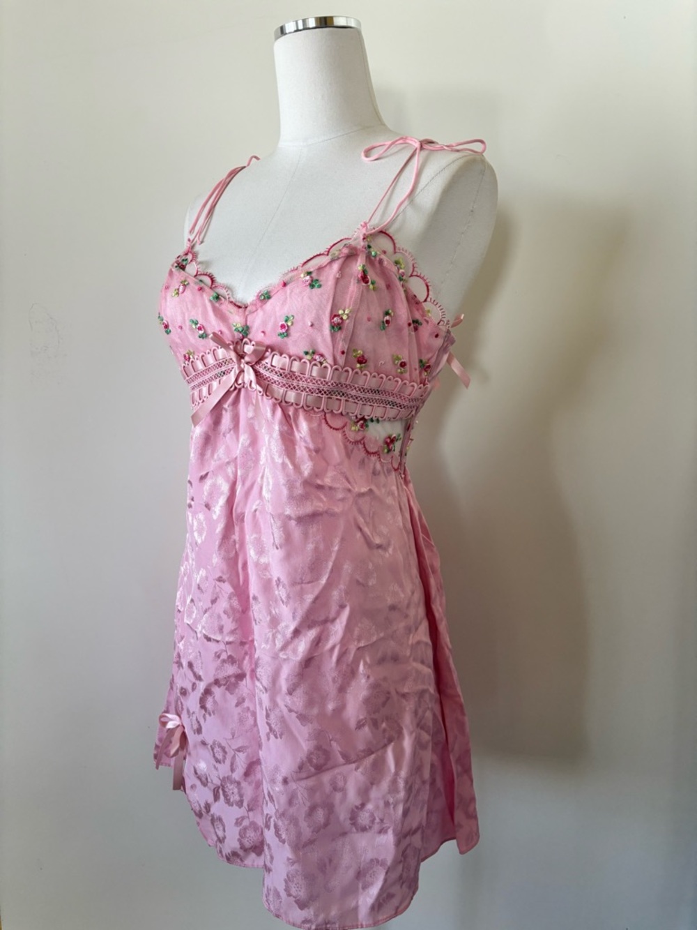 For Love And Lemons Pink Slip Dress Victoria Secret - Picture 2 of 7
